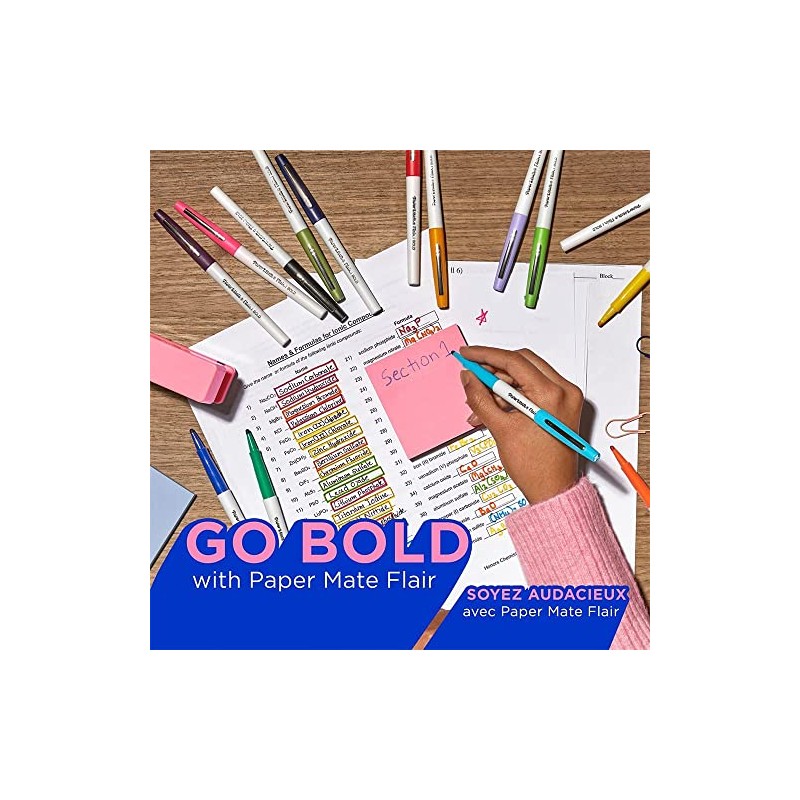 FNX 5 x PaperMate Flair Felt Tip Pen | 1.2mm