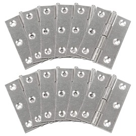 MTMTOOL Folding Butt Hinge 2.4" Stainless Steel Home Furniture Hardware Door and Window Hinge with Screws Pack of 12
