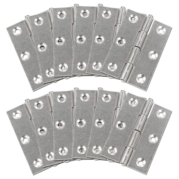 MTMTOOL Folding Butt Hinge 2.4" Stainless Steel Home Furniture Hardware
