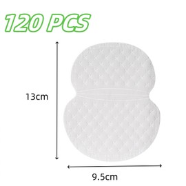 Einwegpads für Achselhöhlen, 120 Stück Achselschweißpads, schweißabsorbierende Achselpads für Herren und Damen, schweißabsorbierende Tabletten, Achselschutz, Anti-Transpirant-Pads