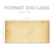 25 envelopes (windowless) Old Paper Vintage, Rustic DIN Long (220x110