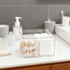 Goklmn Clear Acrylic Cotton Swab Ball Holder Qtip Organizer with