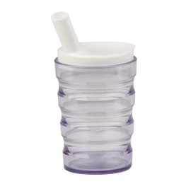 1x Behrend drinking cup beaker sippy cup, break/conditionally leak-proof, 200 ml, choice of colours transparent