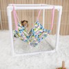 BESNEW Waterproof Guinea Pig Hammock with Stand,Cute Guinea Pig Printed
