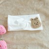 Adorable Cartoon Bear Baby Headbands, Soft and Stretchy Cotton Infant