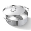 DELARLO 8QT Stainless Steel Hot Pot Induction Shabu Shabu Pot