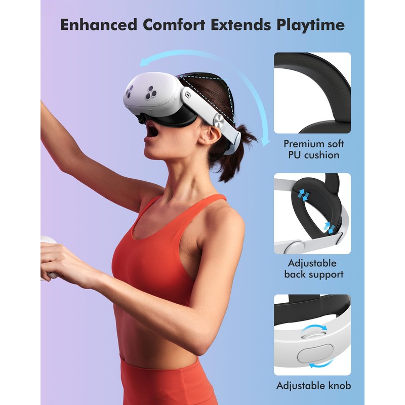 NEWENMO Head Strap Compatible with Meta Quest 3S