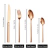 Silverware Set for 4 24-Piece Stainless Steel Flatware Cutlery Set