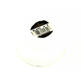DMC Cotton Perle Thread Size 8 Blanc - per 10 gram Ball