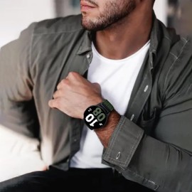 20mm Magnetic Braided Bands Compatible for Garmin Forerunner 245/645/Music/55, Vivoactive 5/3/Venu/SQ, Soft Straps for Galaxy Watch 7/6/5/4/3/Classic/Active 2