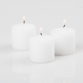 Richland Votive Candles White Citronella Scented 10 Hour Burn Set of 72