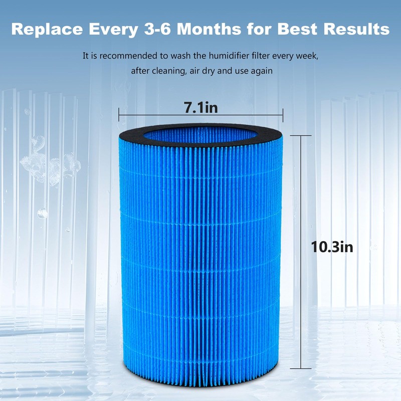 Harebery Harbery Washable Humidifier Filter (2-Pack) - Compatible with Lamon