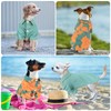 Vizbrite Dog Shirt Hawaiian Pet Costume, Double Sided Style Pet