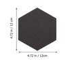 VALICLUD 12pcs Hexagon Felt Board Tiles Felt Pin Board Notice