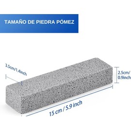 Triko 10 Piedras Pómez, Piedra Pómez para Baño, Piedra Pómez para Cocina, Limpiador de Inodoro para Acumulación de Zarro y Manchas, Adecuado para Limpiar Inodoros, Bañeras, Fregadero de cocina