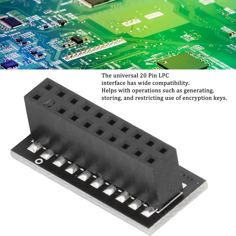 TPM 2.0 Module LPC Interface 20Pin Remote Card Encryption Security