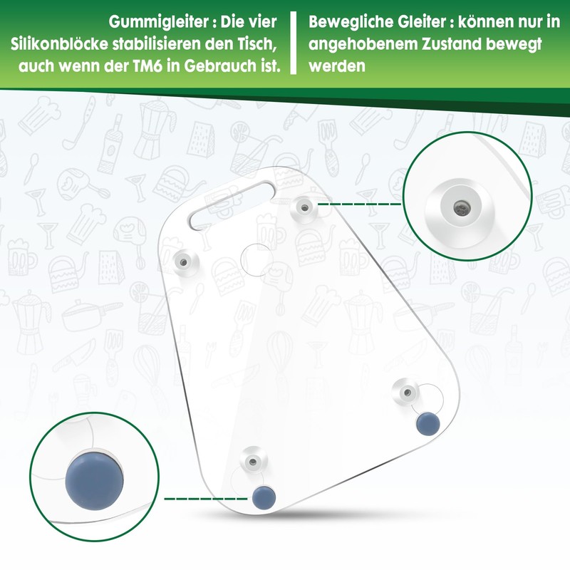 For Thermomix TM6 Sliding Board, Acrylic Sliding Board Accessories, Quick