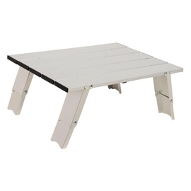 Alpine Mountain Gear Mini Compact Aluminum Table for Camping - Portable Aluminum-Top Folding Table with Aluminum Frame for Backpacking, Hiking, and Camping (Made by Caddis Sports, Inc.)