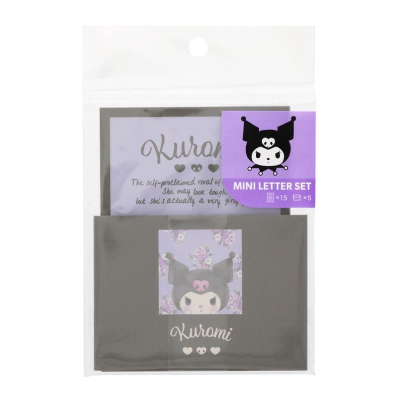 Kuromi [Handing Letter Set] Mini Letter Set/BK Black Sanrio