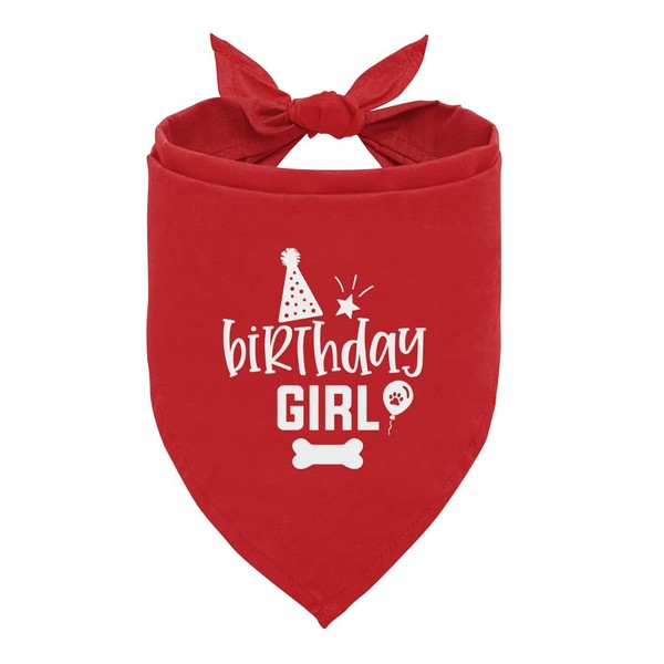 Birthday Girl Dog Bandanas, Dog Birthday Bandana, Birthday Bandana for