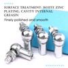 Atoplee Set of 4 L-shaped ball joint rod end bearings,