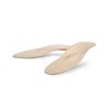 Finest cowhide leather insoles with metatarsal and longitudinal arch support,
