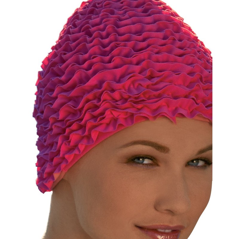 Fashy Women's Frill Ruffle Swimhat - Pink