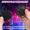 SOVNSG 4PCS Black Microphone Ball Head, Replacement Steel Mesh Grille