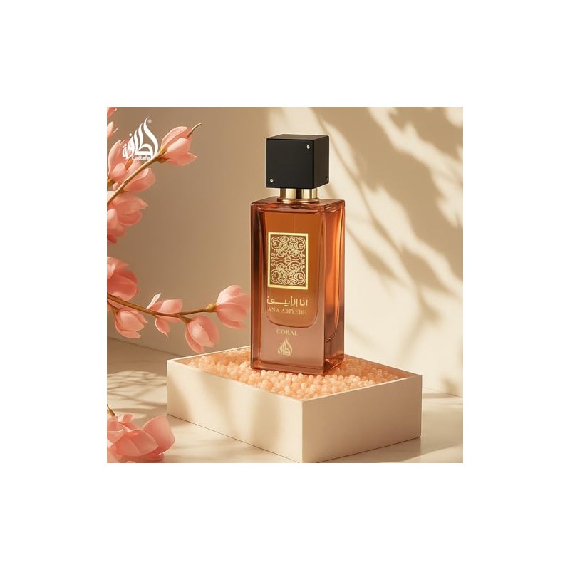 Lattafa Ana Abiyedh Coral for Unisex Eau de Parfum Spray,