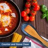 Hasense Ceramic Spoon Rest for Stove Top, Porcelain Spoon Holder
