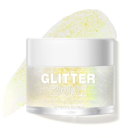 LANGMANNI Holographic Body Glitter Gel/Eyeshadow Cosmetic Grade for Body, Face, Hair and Lip. Colour-Changing Glitter Gel Under Light. -1.35 oz (4# Sapphire Blue)