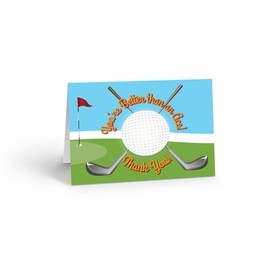 Stonehouse Collection | Golf Thank You Note Card | Golf Course Note Cards| 10 Boxed Golfing Cards & Envelopes (Golf)