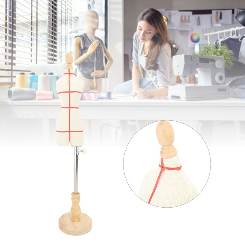Female Mannequin Torso with Stand Adjustable Dress Form Dressmaker Sewing