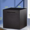Jlbzyy Non-Open Piggy Bank Fashionable Money Box Stainless Steel Large