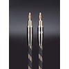 SKW Single Audiophile Speaker Cable, Interchangeable Banana Plug Cable, Gold-Plated