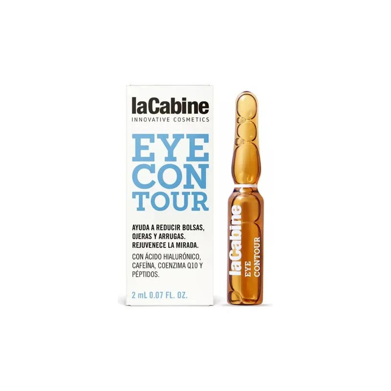 Lacabine ampolleta facial ácido hialurónico | anti-ojeras para contorno de