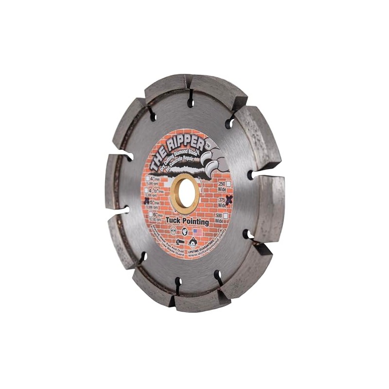 Delta Diamond Ripper Premium 5 Inch Tuck Point Diamond Blade,