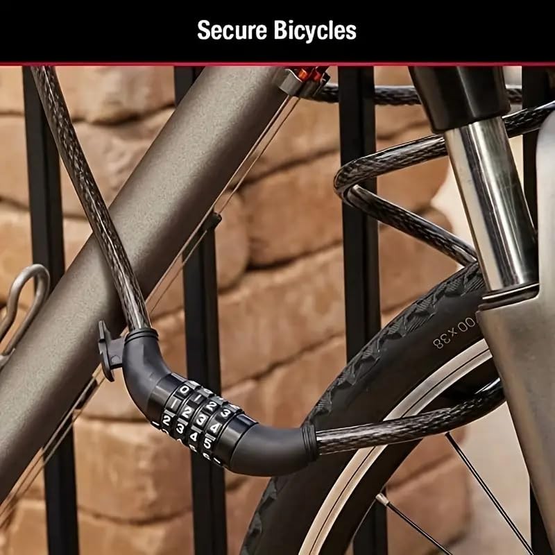 Bike Lock Bicycle Lock Cable Cycle Cycling Locks Heavy Duty