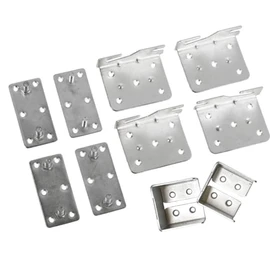 10PC Bed Brackets Set Heavy Duty Fittings Connectors Replacements Cubes Hook Hinge