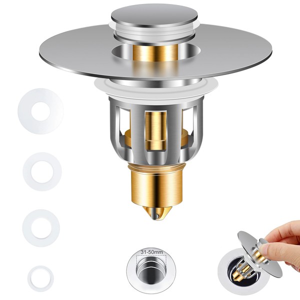 Universal Sink Plug Pop Up Cadrim for Bathtub 28-51mm Drain