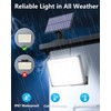 Gusicil Solar Lights for Outside, 172LED 3Modes Split Motion Sensor