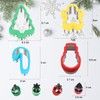 Toclsixz Christmas cookie cutters, Christmas cookie cutter, set of 8,