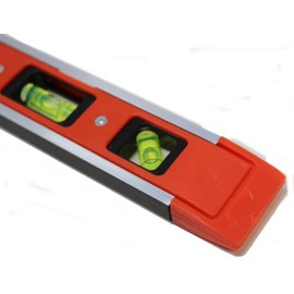 Spirit Level, Small Spirit Level, Level Tool, Magnet Torpedo Level with 3 Bubble 45°,90°,180°, 230mm (9inch)