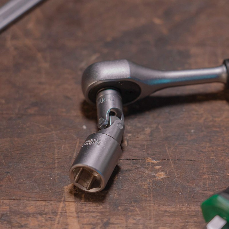 Universal Cardan Joint 1/4 inch Double Square Drive by WIESEMANN