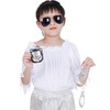 4 Pcs Detective Costume Accessories Set, Detective Role Play Dress