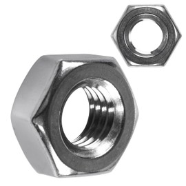 Topnorm24 - Hexagonal Nuts Stainless Steel M4 - (Pack of 50) V2A DIN 934, High-Quality Rustproof Nuts for Screws & Washers & Threaded Rods