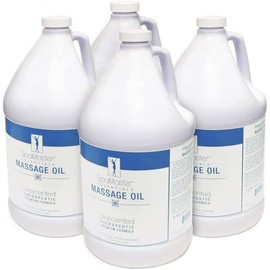 Master Massage SpaMaster Essentials Unscented Massage Oil, 1 Gal (152 Fl Oz (Pack of 4))