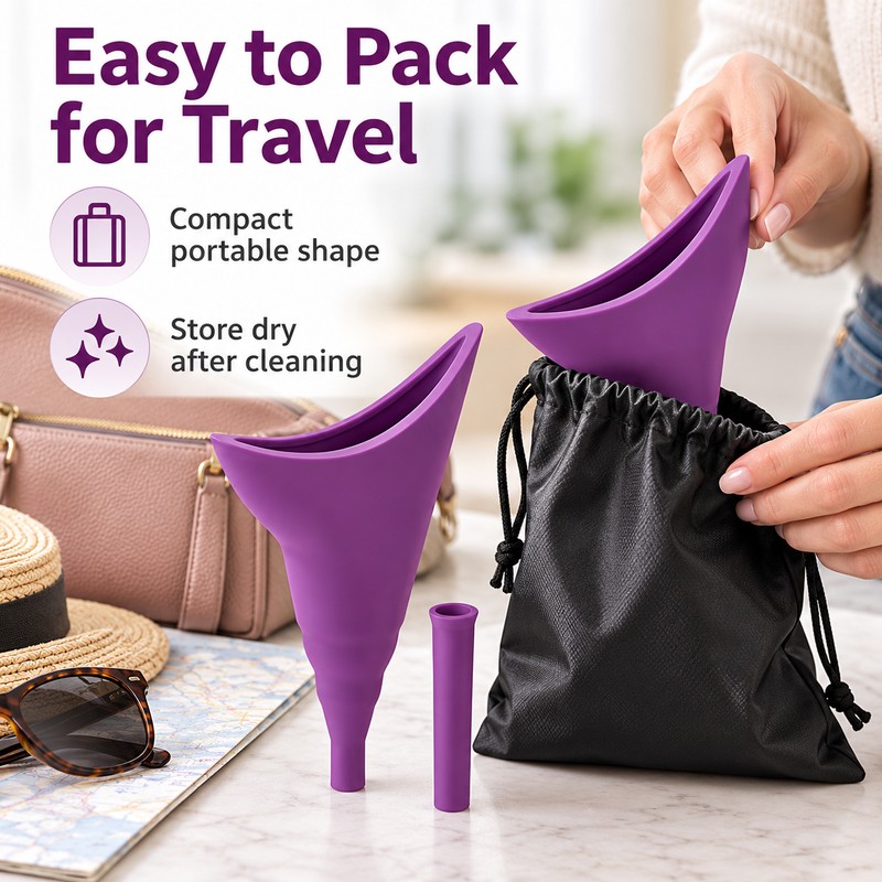 Portable Female Urination Device for Camping & Travel – Reusable