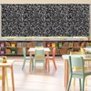 Hahafelt 6 Pcs Composition Notebook Curtains for Classroom Window Curtains