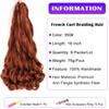 French Curly Braiding Hair 8 Packs Loose Wavy Braiding Hair